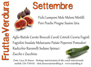 ortaggi settembre